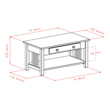 Load image into Gallery viewer, Winsome Wood Stafford Coffee Table in Oyster Gray