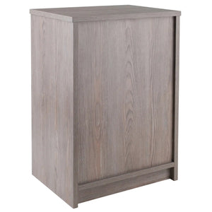 Winsome Wood Rennick Accent Table, Nightstand in Ash Gray