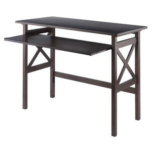 Winsome Wood Xander Foldable Desk in Oyster Gray