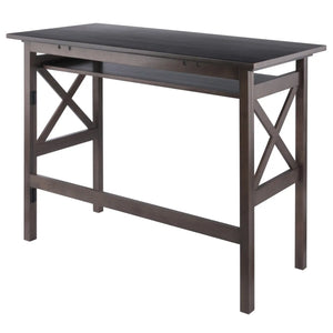 Winsome Wood Xander Foldable Desk in Oyster Gray