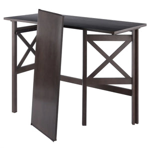 Winsome Wood Xander Foldable Desk in Oyster Gray