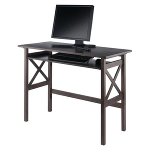 Winsome Wood Xander Foldable Desk in Oyster Gray