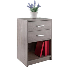 Load image into Gallery viewer, Winsome Wood Molina Accent Table, Nightstand in Ash Gray