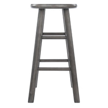 Load image into Gallery viewer, Winsome Wood Ivy Square Leg Counter Stool in Rustic Oyster Gray 