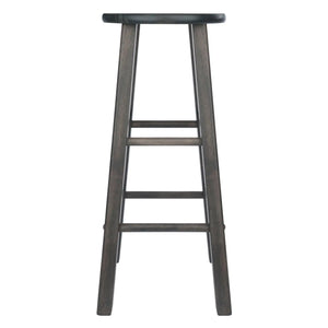 Winsome Wood Element 2-Pc Bar Stool Set in Oyster Gray