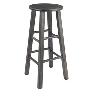 Winsome Wood Element 2-Pc Bar Stool Set in Oyster Gray