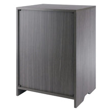 Load image into Gallery viewer, Winsome Wood Nova Open Shelf Storage Cabinet in Charcoal 
