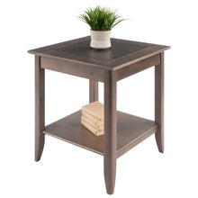 Load image into Gallery viewer, Winsome Wood  Santino Accent Table in Oyster Gray