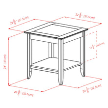 Load image into Gallery viewer, Winsome Wood  Santino Accent Table in Oyster Gray