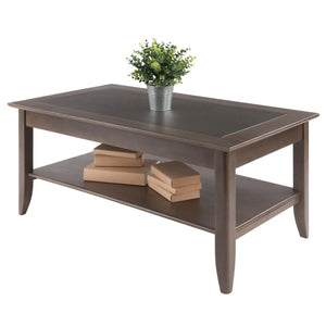 Winsome Wood  Santino Coffee Table in Oyster Gray