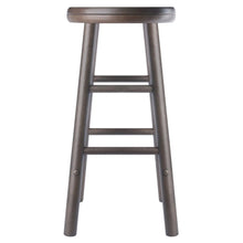 Load image into Gallery viewer, Winsome Wood Shelby 2-Pc Swivel Seat Counter Stool Set in Oyster Gray