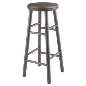 Winsome Wood Shelby 2-Pc Swivel Seat Bar Stool Set in Oyster Gray