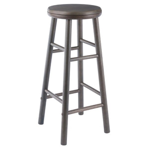 Winsome Wood Shelby 2-Pc Swivel Seat Bar Stool Set in Oyster Gray