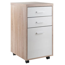 Load image into Gallery viewer, Winsome Wood Kenner File Cabinet, 2-Drawer in Reclaimed Wood and White