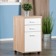 Load image into Gallery viewer, Winsome Wood Kenner File Cabinet, 2-Drawer in Reclaimed Wood and White