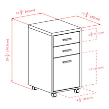 Load image into Gallery viewer, Winsome Wood Kenner File Cabinet, 2-Drawer in Reclaimed Wood and White