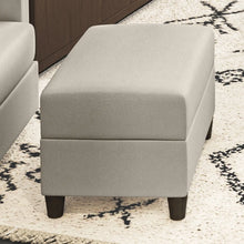 Load image into Gallery viewer, Homestyles Blake Tan Ottoman