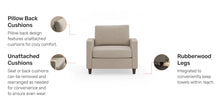 Load image into Gallery viewer, Homestyles Blake Tan Armchair