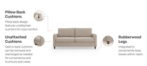 Homestyles Blake Tan Sofa