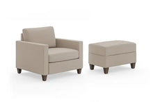 Load image into Gallery viewer, Homestyles Dylan Tan Armchair and Ottoman