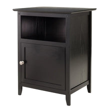 Load image into Gallery viewer, Winsome Wood Henry Accent Table, Nightstand in Black