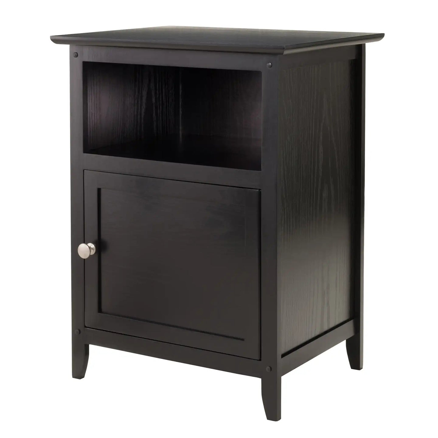 Winsome Wood Henry Accent Table, Nightstand in Black