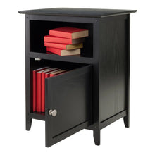 Load image into Gallery viewer, Winsome Wood Henry Accent Table, Nightstand in Black