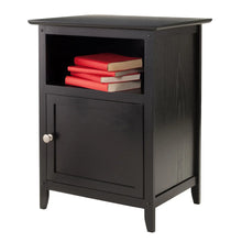 Load image into Gallery viewer, Winsome Wood Henry Accent Table, Nightstand in Black