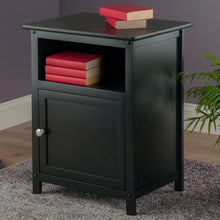 Load image into Gallery viewer, Winsome Wood Henry Accent Table, Nightstand in Black