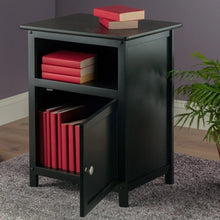 Load image into Gallery viewer, Winsome Wood Henry Accent Table, Nightstand in Black