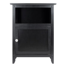 Load image into Gallery viewer, Winsome Wood Henry Accent Table, Nightstand in Black