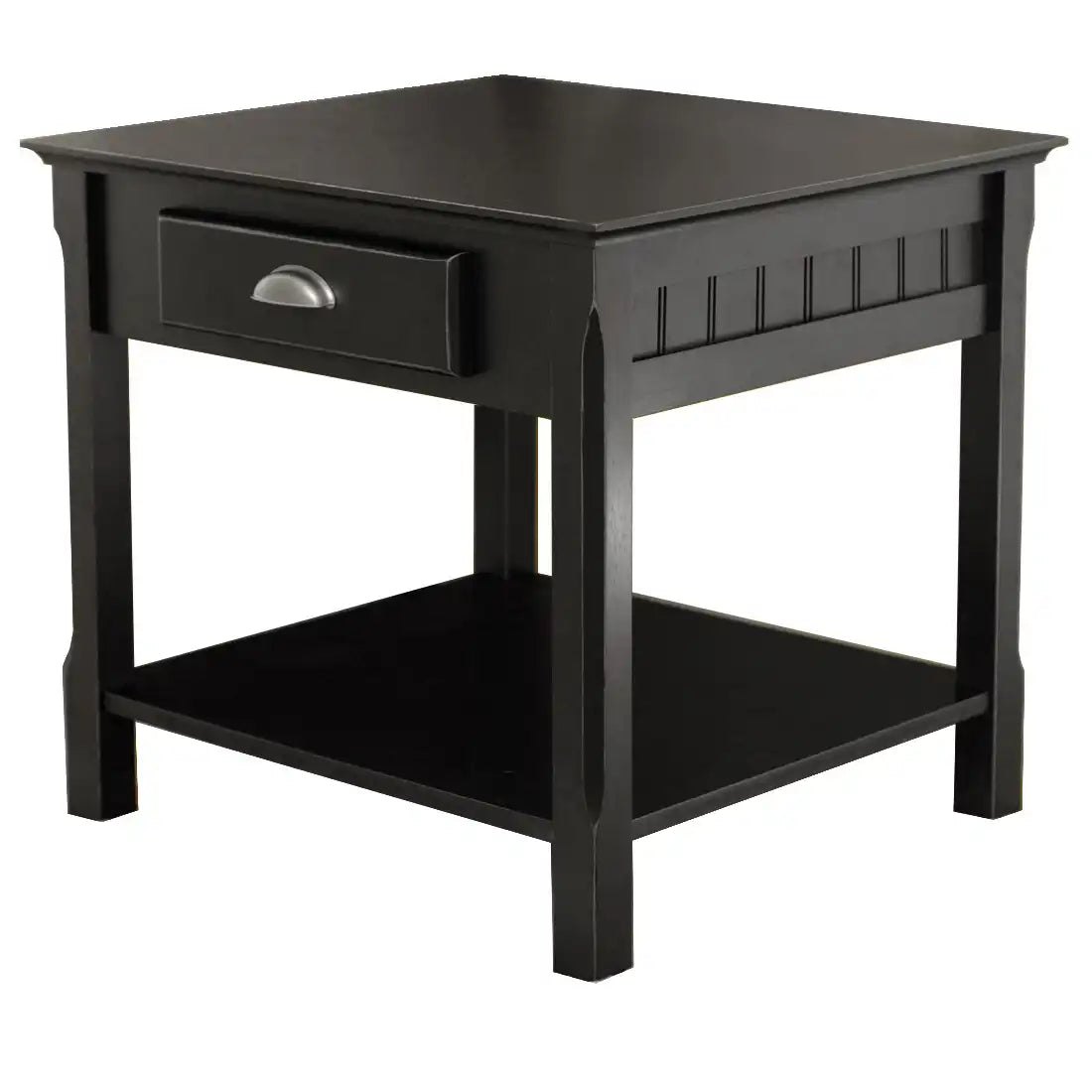 Winsome Wood Timber Accent Table in Black