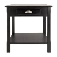 Load image into Gallery viewer, Winsome Wood Timber Accent Table in Black