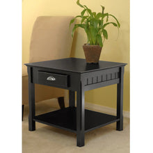 Load image into Gallery viewer, Winsome Wood Timber Accent Table in Black