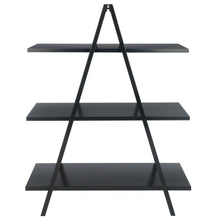 Load image into Gallery viewer, Winsome Wood Aaron 3-Tier A-Frame Shelf in Black