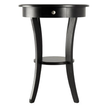 Load image into Gallery viewer, Winsome Wood Sasha Round Accent Table in Black