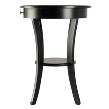 Load image into Gallery viewer, Winsome Wood Sasha Round Accent Table in Black