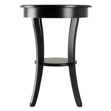 Load image into Gallery viewer, Winsome Wood Sasha Round Accent Table in Black