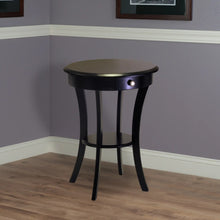 Load image into Gallery viewer, Winsome Wood Sasha Round Accent Table in Black