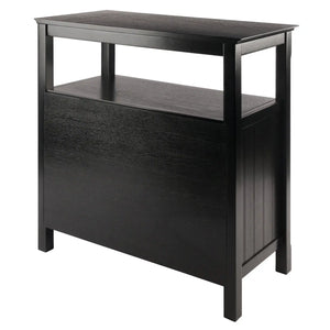 Winsome Wood Timber Buffet Cabinet in Black