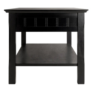 Winsome Wood Timber Coffee Table in Black