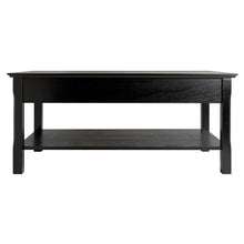 Load image into Gallery viewer, Winsome Wood Timber Coffee Table in Black