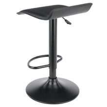 Load image into Gallery viewer, Winsome Wood Obsidian 2-Pc Adjustable Swivel Stool Set in Black 