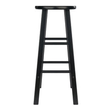 Load image into Gallery viewer, Winsome Wood Element 2-Pc Bar Stool Set in Black