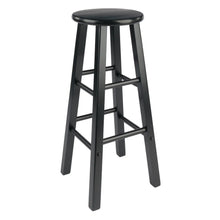 Load image into Gallery viewer, Winsome Wood Element 2-Pc Bar Stool Set in Black