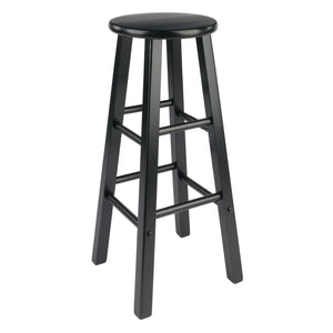 Winsome Wood Element 2-Pc Bar Stool Set in Black