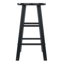 Load image into Gallery viewer, Winsome Wood Element 2-Pc Counter Stool Set in Black