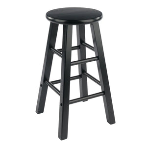 Winsome Wood Element 2-Pc Counter Stool Set in Black