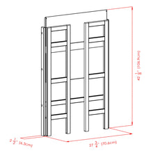 Load image into Gallery viewer, Winsome Wood Torino 3-Pc Foldable Shelf with 2 Foldable Wide Fabric Baskets in Black