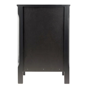 Winsome Wood Timmy Accent Table, Nightstand in Black